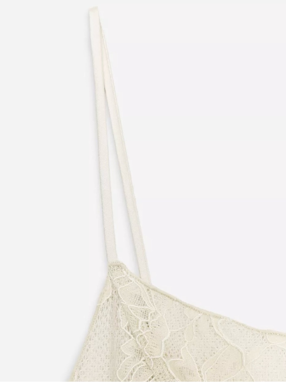 NWT ZARA SEAMLESS LACE TOP - Picture 6 of 6